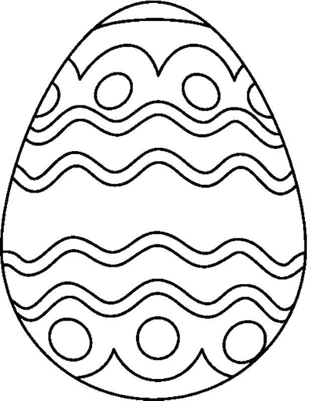 Coloring The patterns on the egg. Category Patterns for coloring eggs. Tags:  eggs, patterns, drawings, Easter.