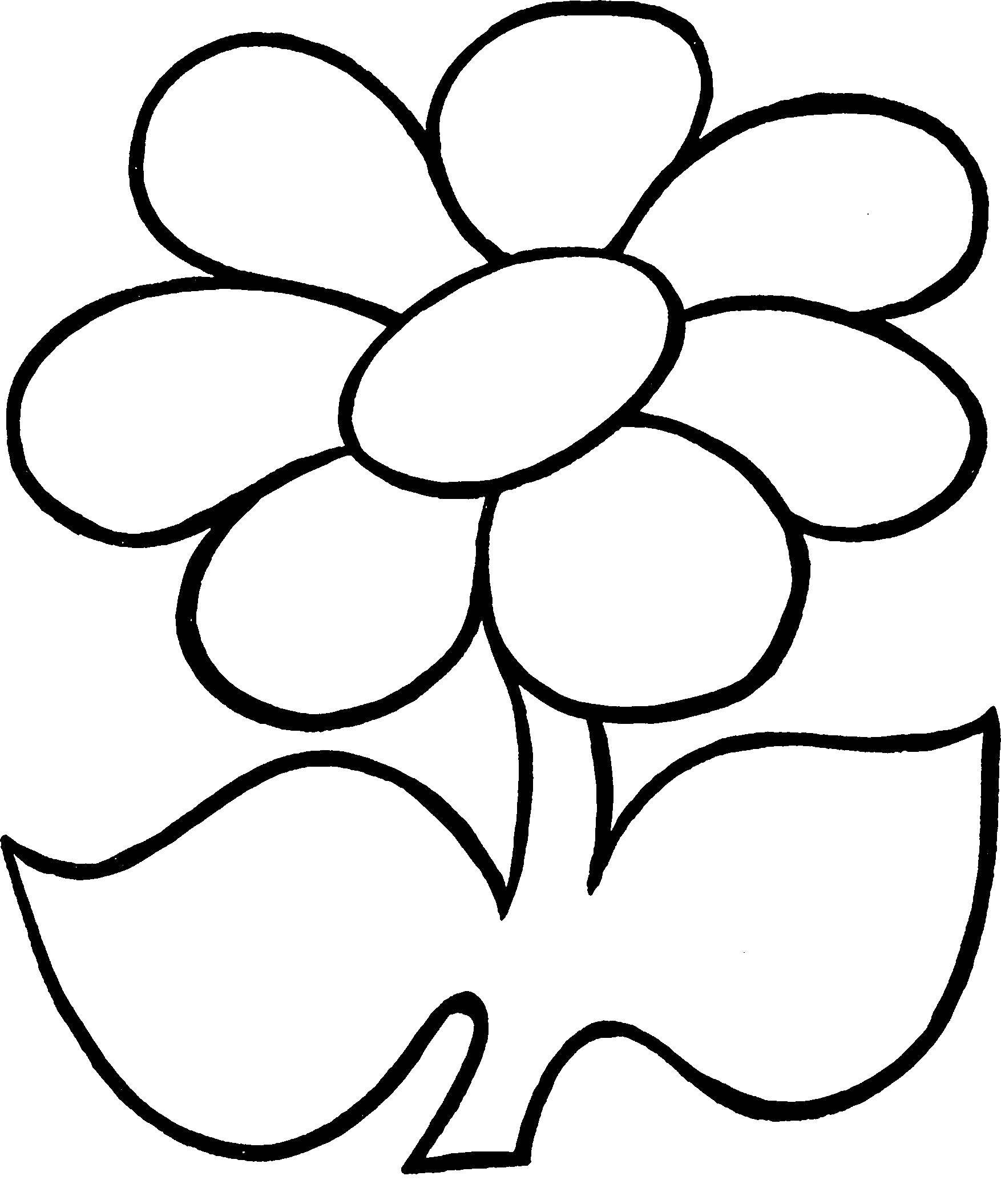 Coloring Cute little flower.. Category flowers. Tags:  Flowers.