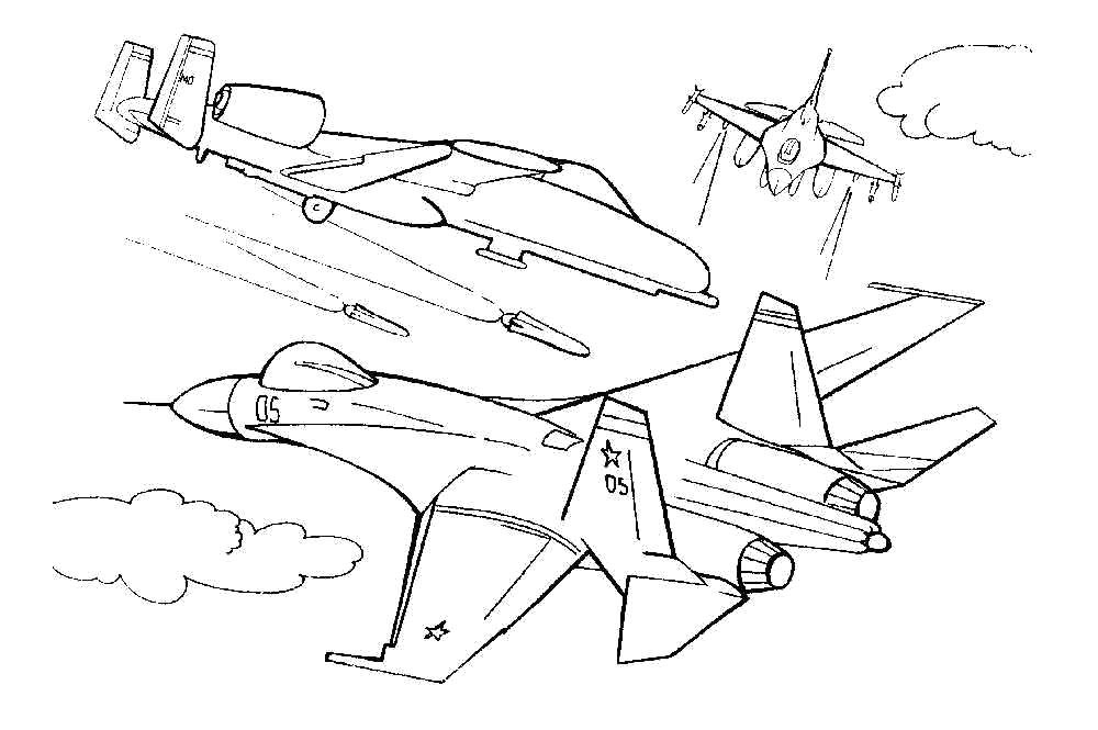 Coloring Military aircraft. Category eternal flame. Tags:  Greeting, may 9, Victory Day.