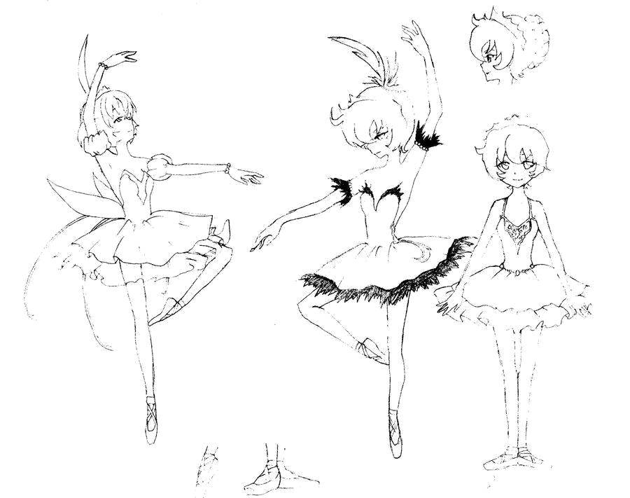 Coloring Ballerina. Category skirt. Tags:  ballerina, tutu skirt.