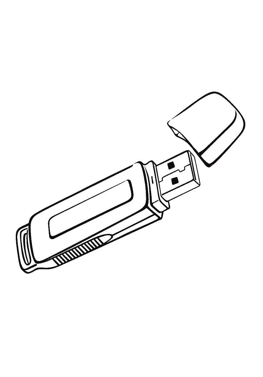 Coloring USB flash drive. Category Technique. Tags:  Technique.