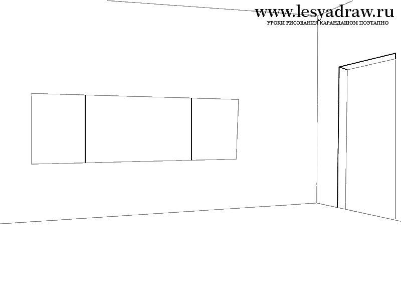 Coloring Corner, wall, door, Board. Category the building. Tags:  angle, wall, door, Board.