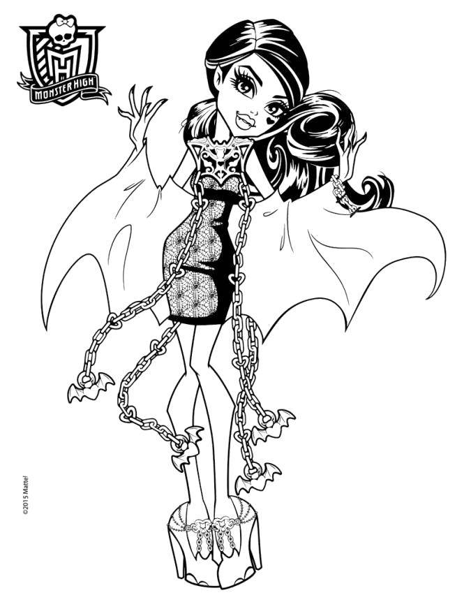 Coloring Dramalogue.. Category monster high. Tags:  Monster High.