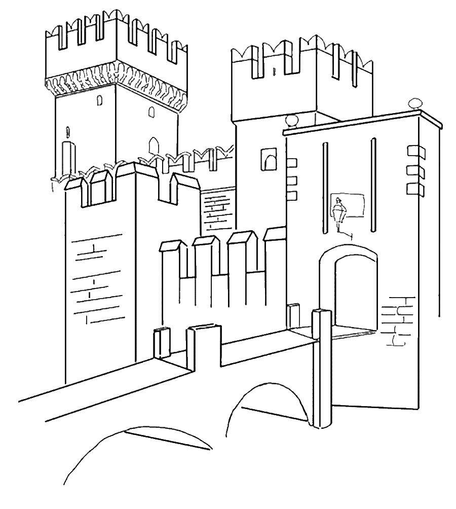 Coloring Castle.. Category locks . Tags:  Lock.