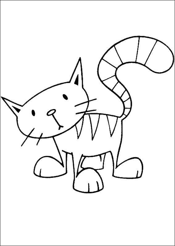 Coloring Cat.. Category Bob the Builder. Tags:  Builder, tools, building.