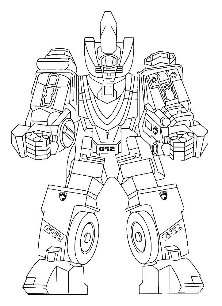 Coloring Transformer. Category for boys . Tags:  transformer.