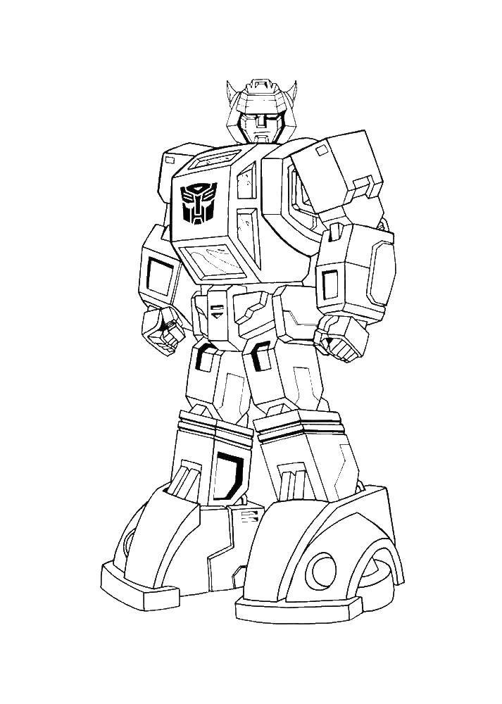 Coloring Transformer. Category for boys . Tags:  transformer.