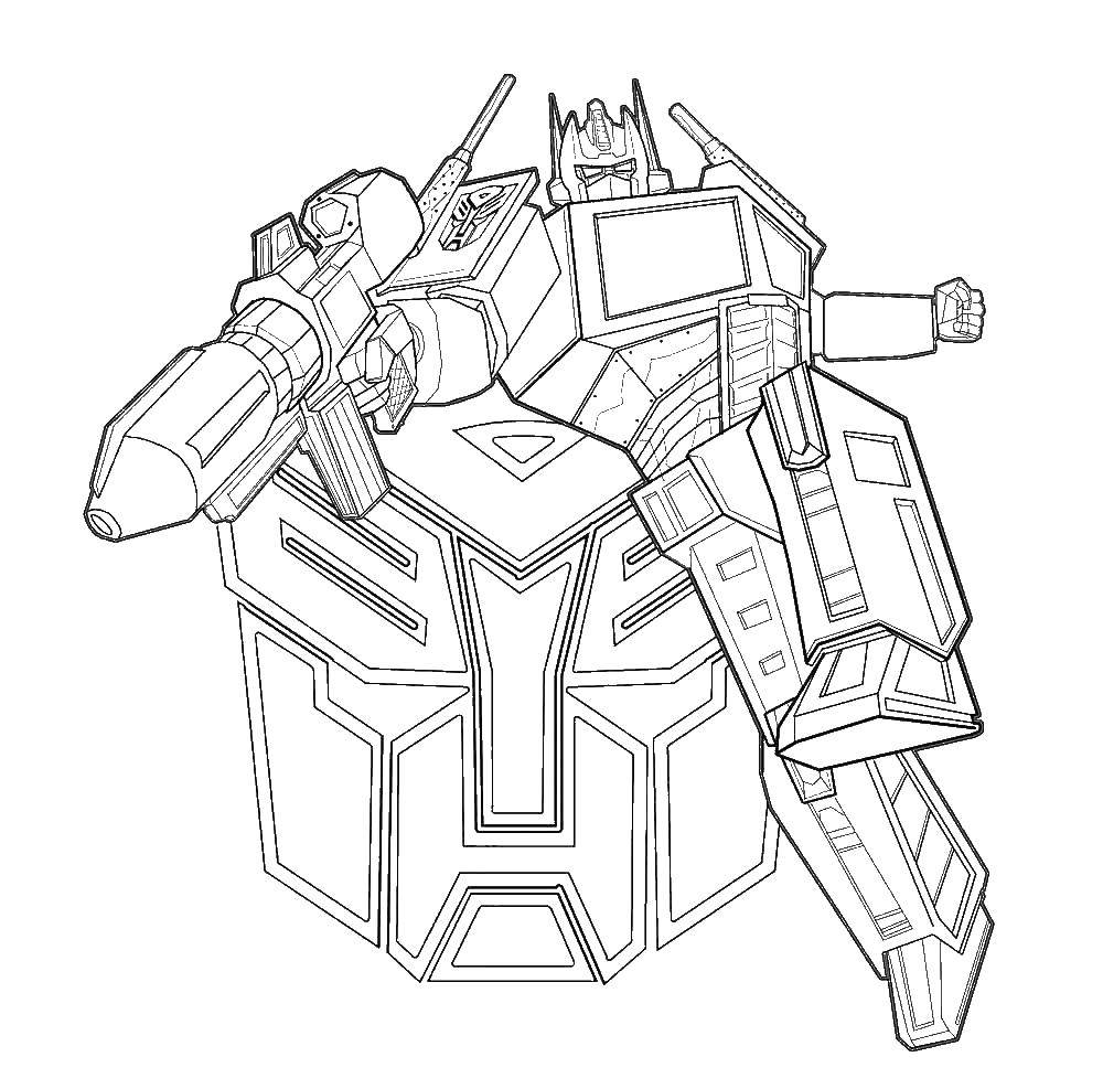 Coloring Transformer. Category transformers. Tags:  transformer, robot.