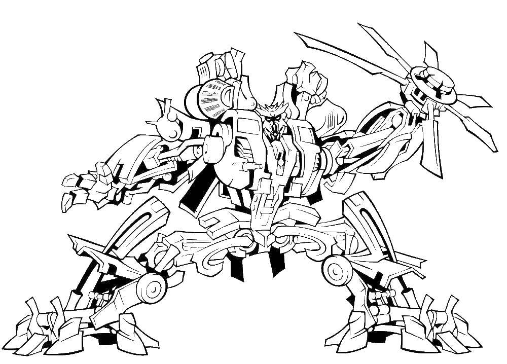 Coloring Transformers. Category transformers. Tags:  transformer, robot.