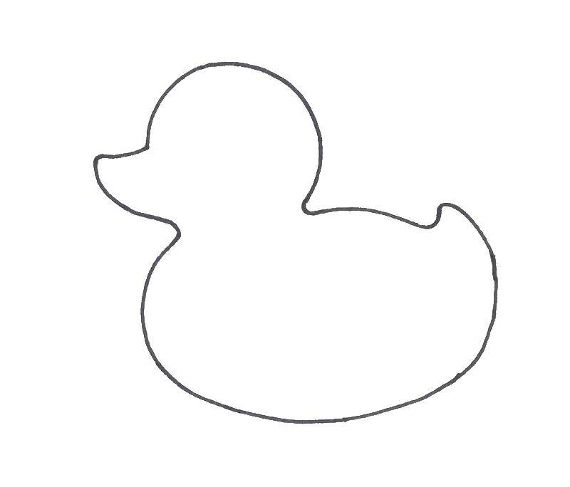 Coloring The outline of the ducks. Category The contours for cutting out the birds. Tags:  The contour of duck.