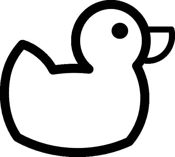 Coloring Duck outline. Category The contours for cutting out the birds. Tags:  Duckling, contour.