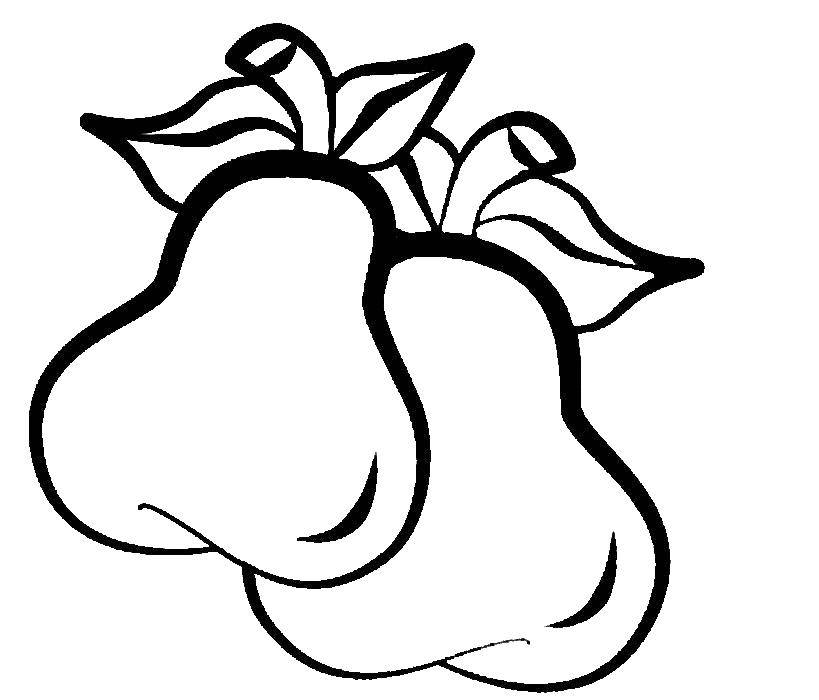 Coloring Pear.. Category fruits. Tags:  fruits.