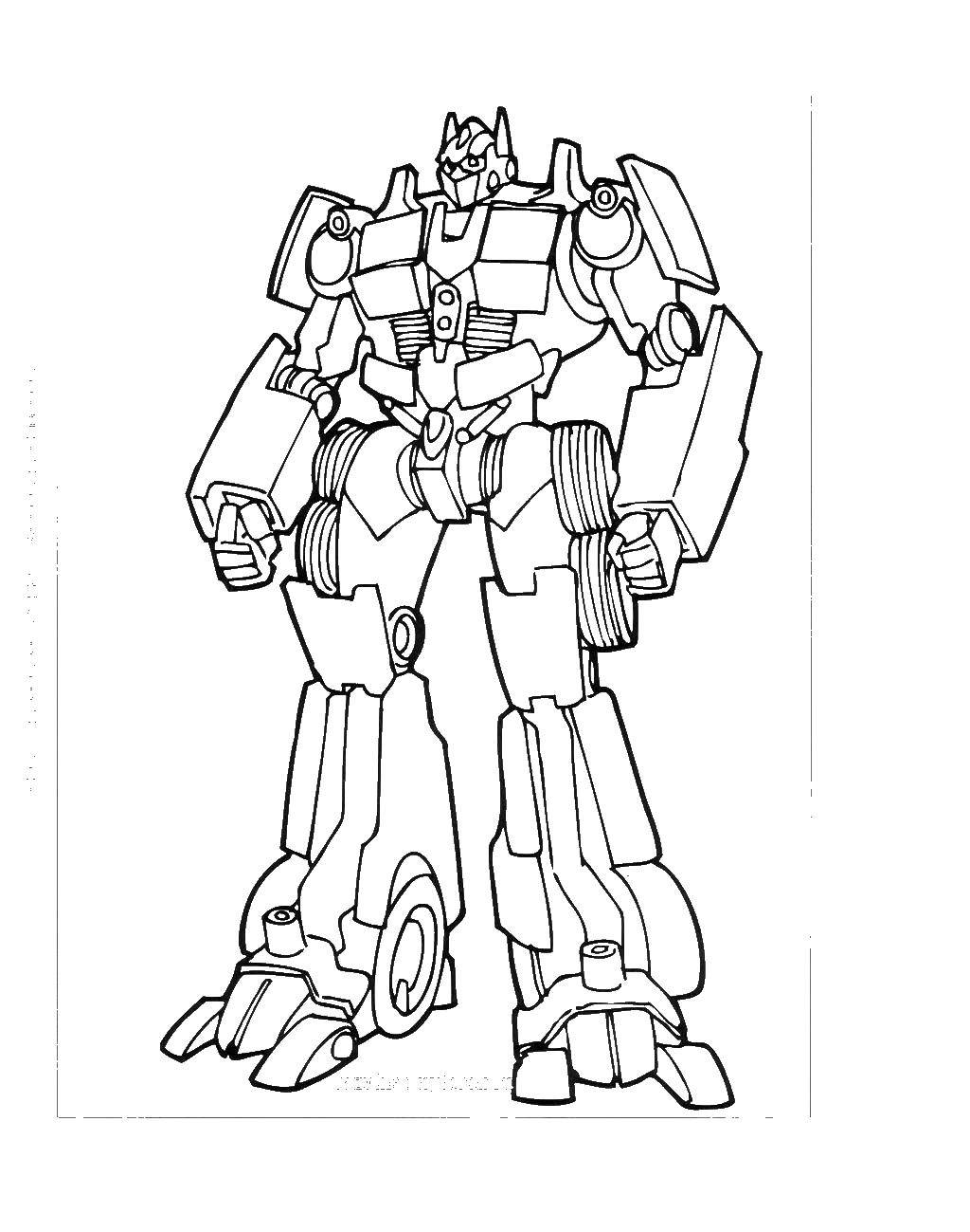 Coloring Transformer. Category transformers. Tags:  robots, transformers, appliances.