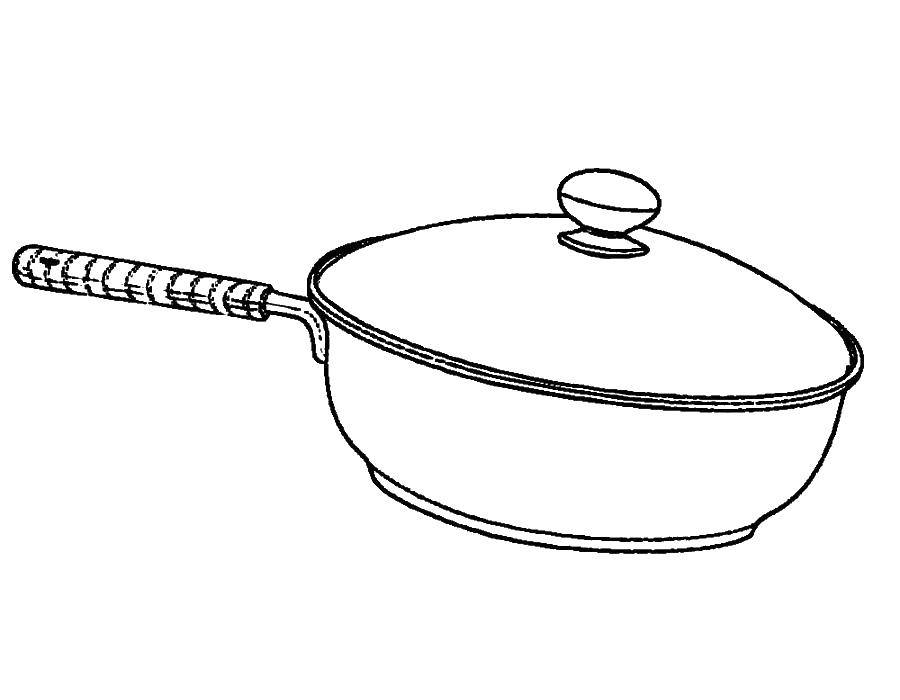 Coloring Bucket. Category dishes. Tags:  Dishes, bowl.