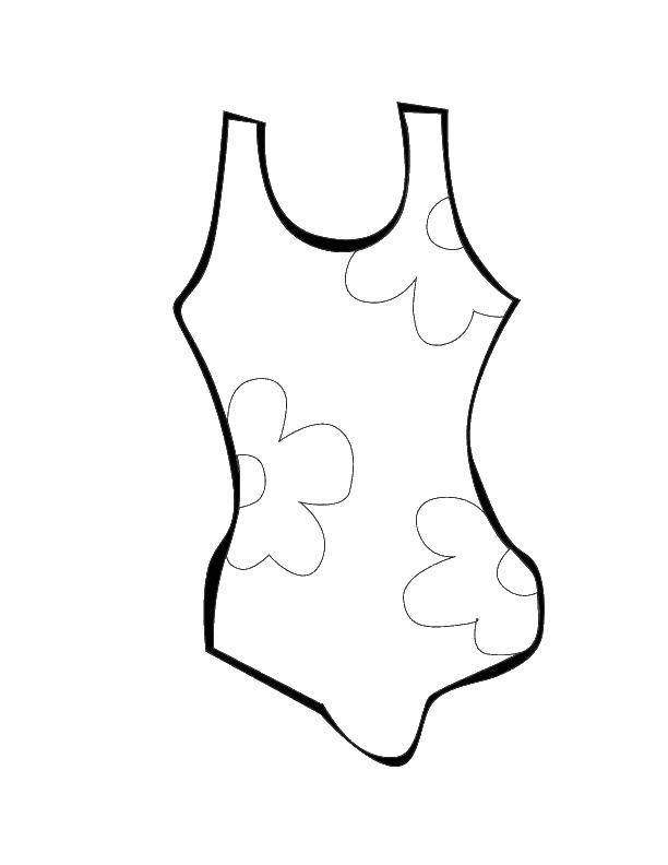 Coloring Swimsuit colors. Category Clothing. Tags:  swimsuit, clothes, Barbie.