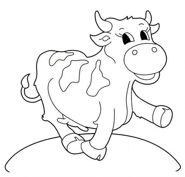 Coloring Figure cow. Category Pets allowed. Tags:  cow.