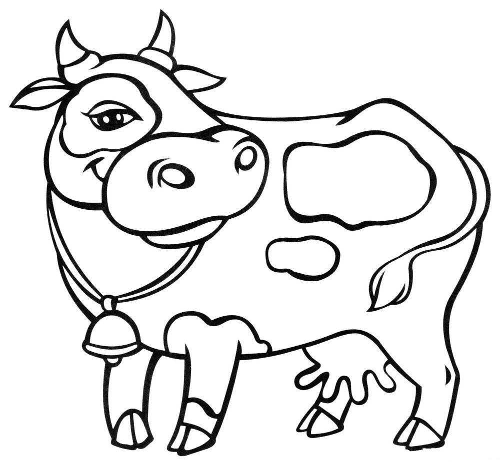 Coloring Figure cow. Category Pets allowed. Tags:  cow.