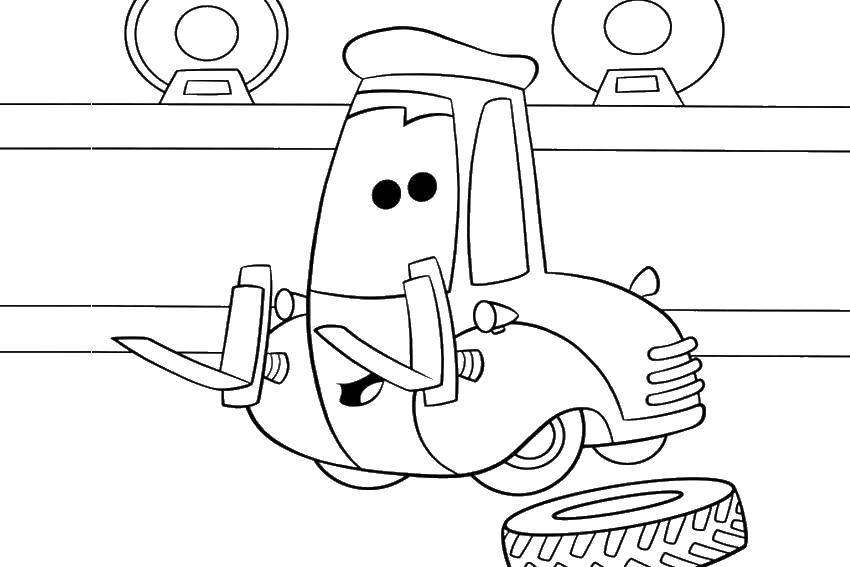 Coloring Machine. Category Machine . Tags:  cars , transport, Car, cartoon.