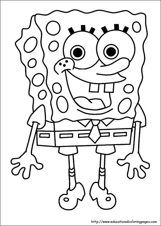 Coloring Pretty spongebob.. Category Spongebob. Tags:  Cartoon character, spongebob, spongebob.