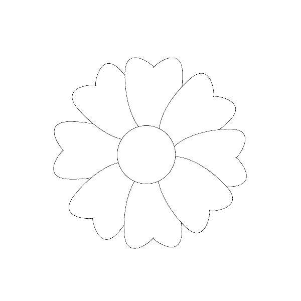 Coloring The petals of the flower. Category Flowers. Tags:  flower, petals.