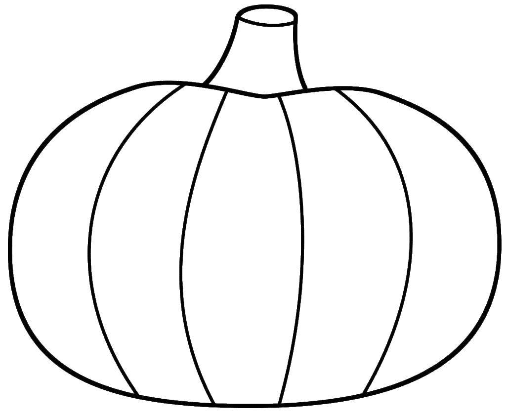 Coloring Honey pumpkin. Category vegetables. Tags:  Vegetables.