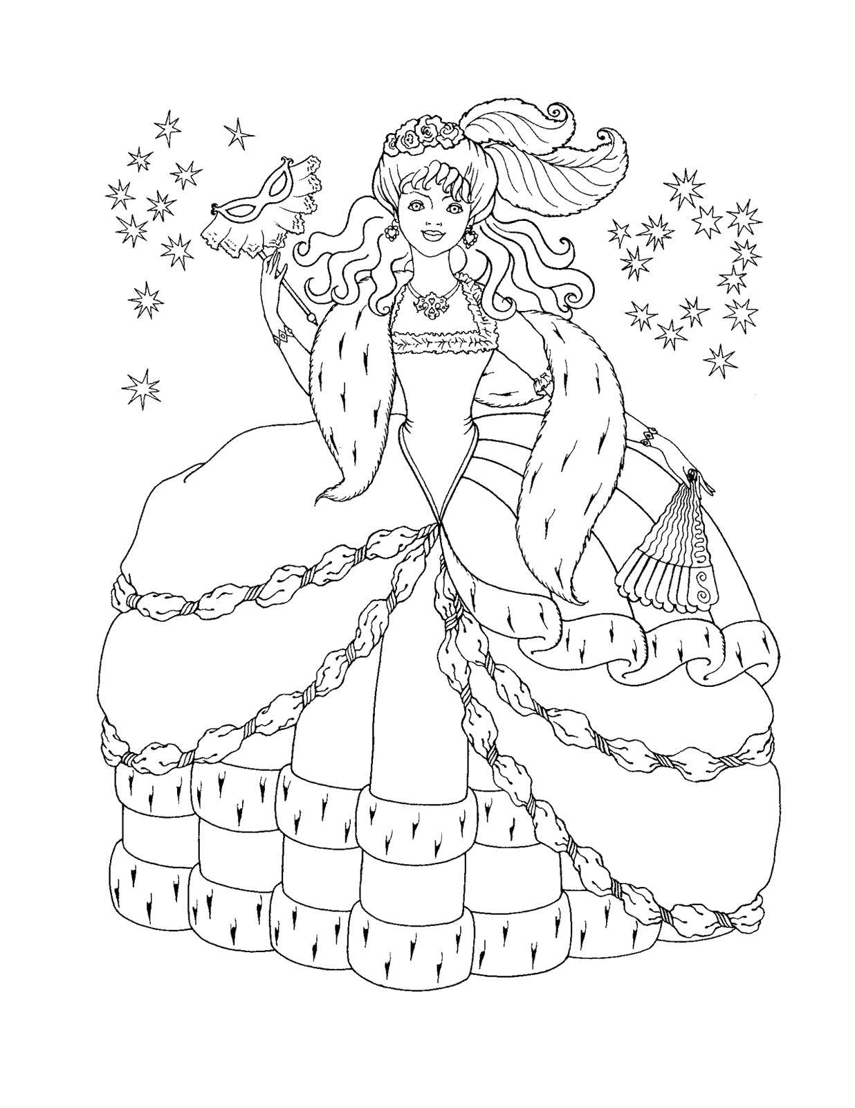 Coloring The Quinceanera dresses. Category Clothing. Tags:  Clothing, dress.