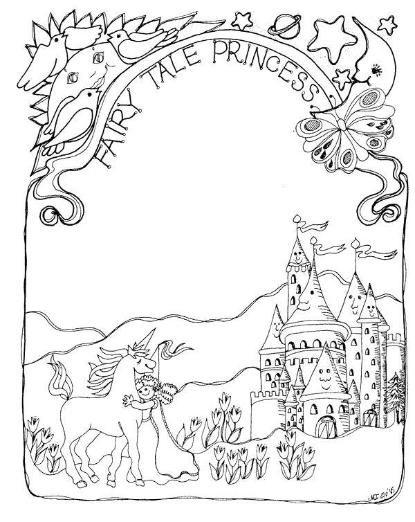 Coloring Fairy Princess. Category Fairy tales. Tags:  Fairy tales.