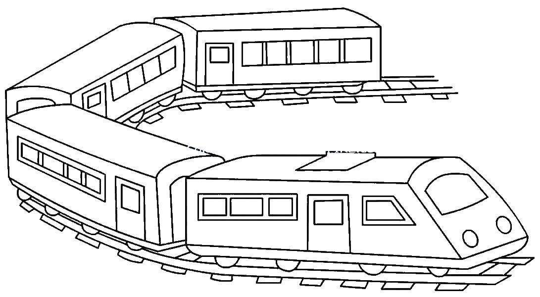 Название: Раскраска Скоростной поезд. Категория: поезд. Теги: поезд, скоростной.