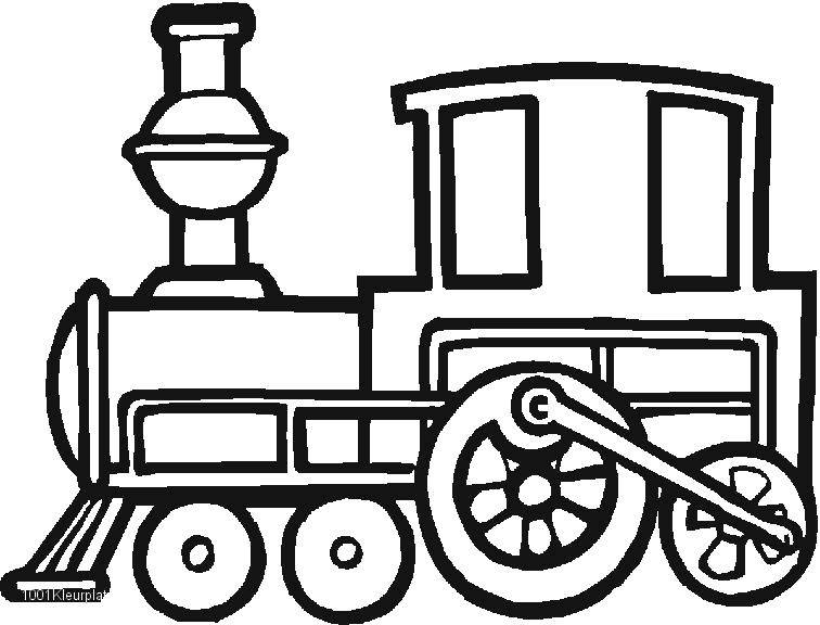 Название: Раскраска Спешащий поезд. Категория: поезд. Теги: Поезд, рельсы.