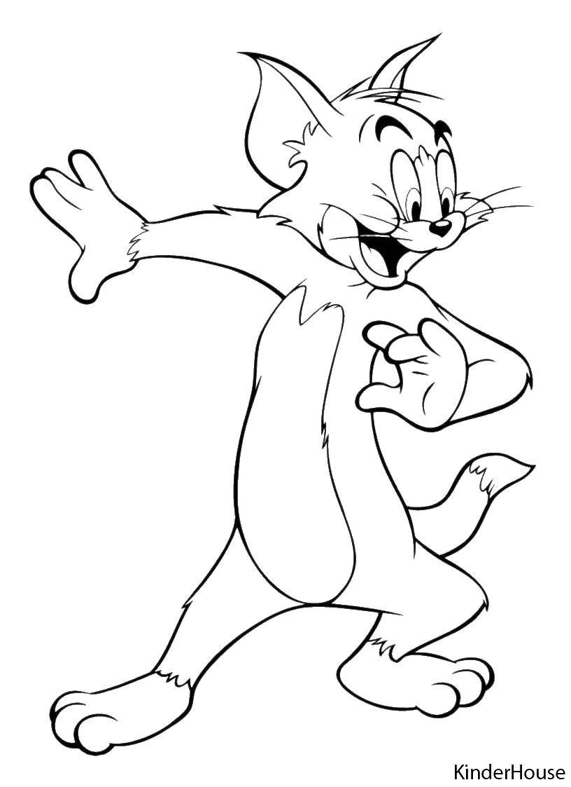 Coloring Playful volume. Category Tom and Jerry. Tags:  Character cartoon, Tom and Jerry.