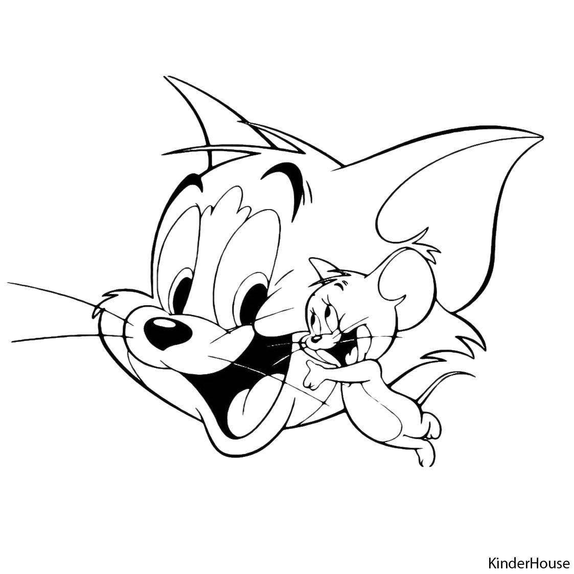 Coloring Tom and Jerry are friends.. Category Tom and Jerry. Tags:  Character cartoon, Tom and Jerry.
