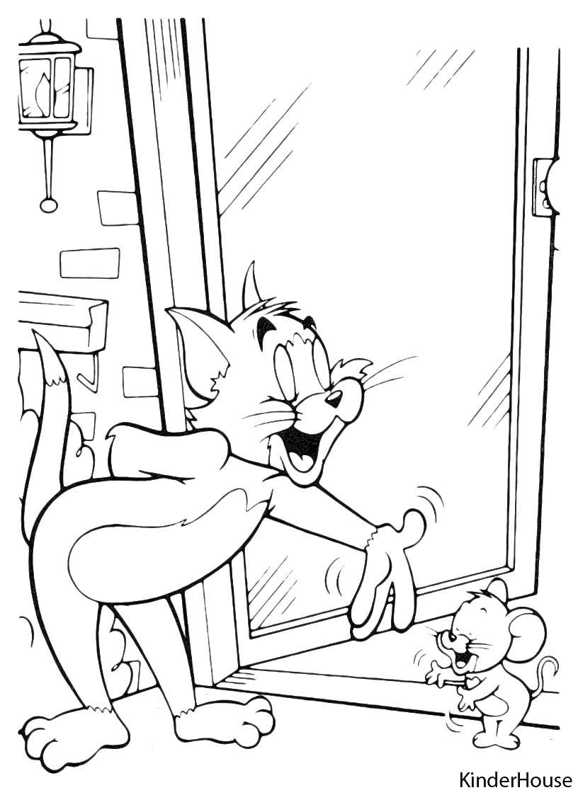 Coloring Gentle Tom and Jerry. Category Tom and Jerry. Tags:  Character cartoon, Tom and Jerry.