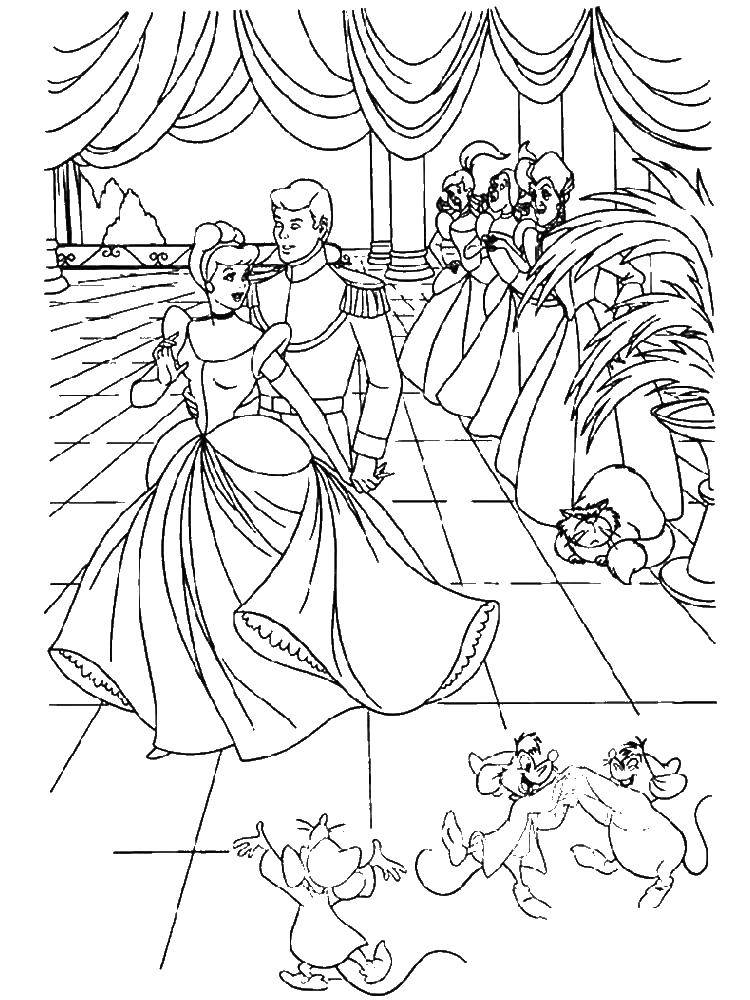 Coloring The Prince asked Cinderella to dance. Category Cinderella and the Prince. Tags:  Cinderella, Prince.