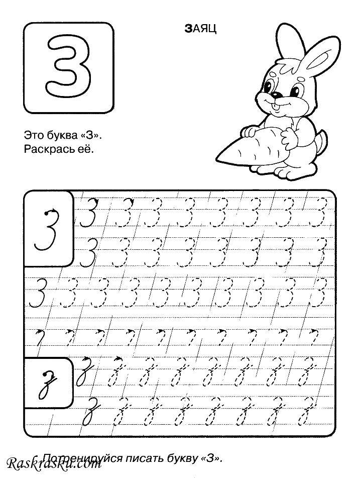 Coloring The letter z. hare. Category tracing letters. Tags:  The letter z. Hare.