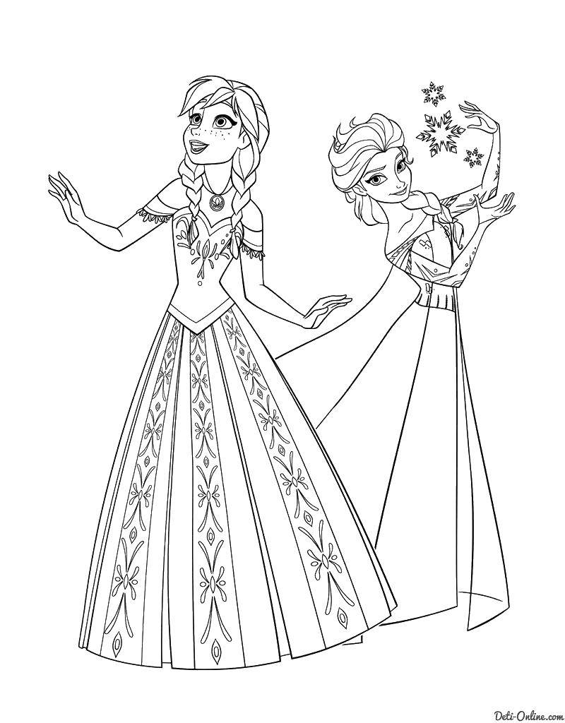 Coloring The characters from the cartoon the cold heart .. Category coloring cold heart. Tags:  Disney, Elsa, frozen, Princess.