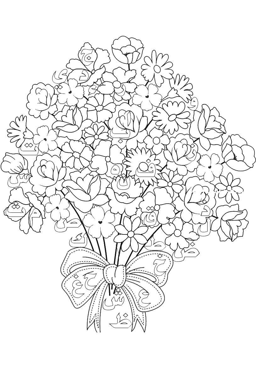 Coloring A lot of flowers. Category flowers. Tags:  flowers, patterns.