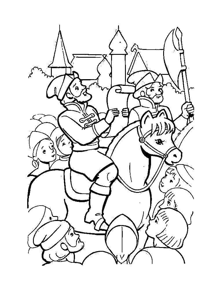 Coloring The tale of Tsar Saltan. Category the tale of Tsar Saltan. Tags:  the tale of Tsar Saltan.