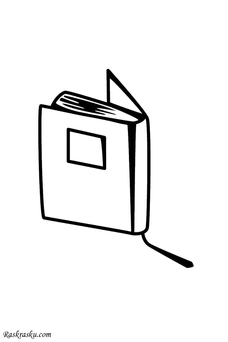 Coloring Book with bookmark. Category books. Tags:  book.