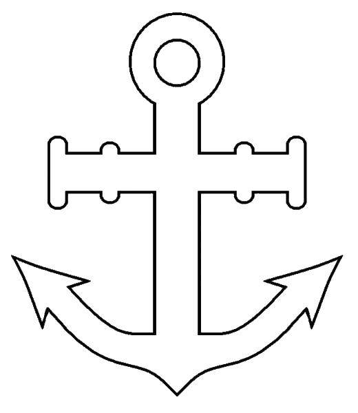 Coloring Anchor. Category anchor. Tags:  anchor, anchors.