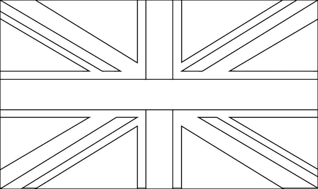 Coloring The UK flag.. Category England. Tags:  England.