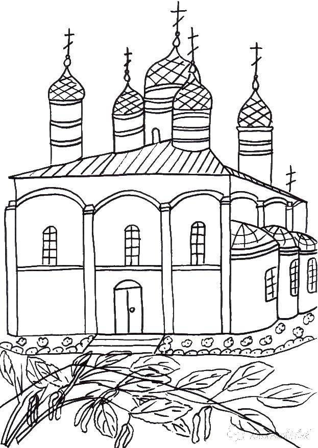 Церковь в Коломенском №657 Как нарисовать храм