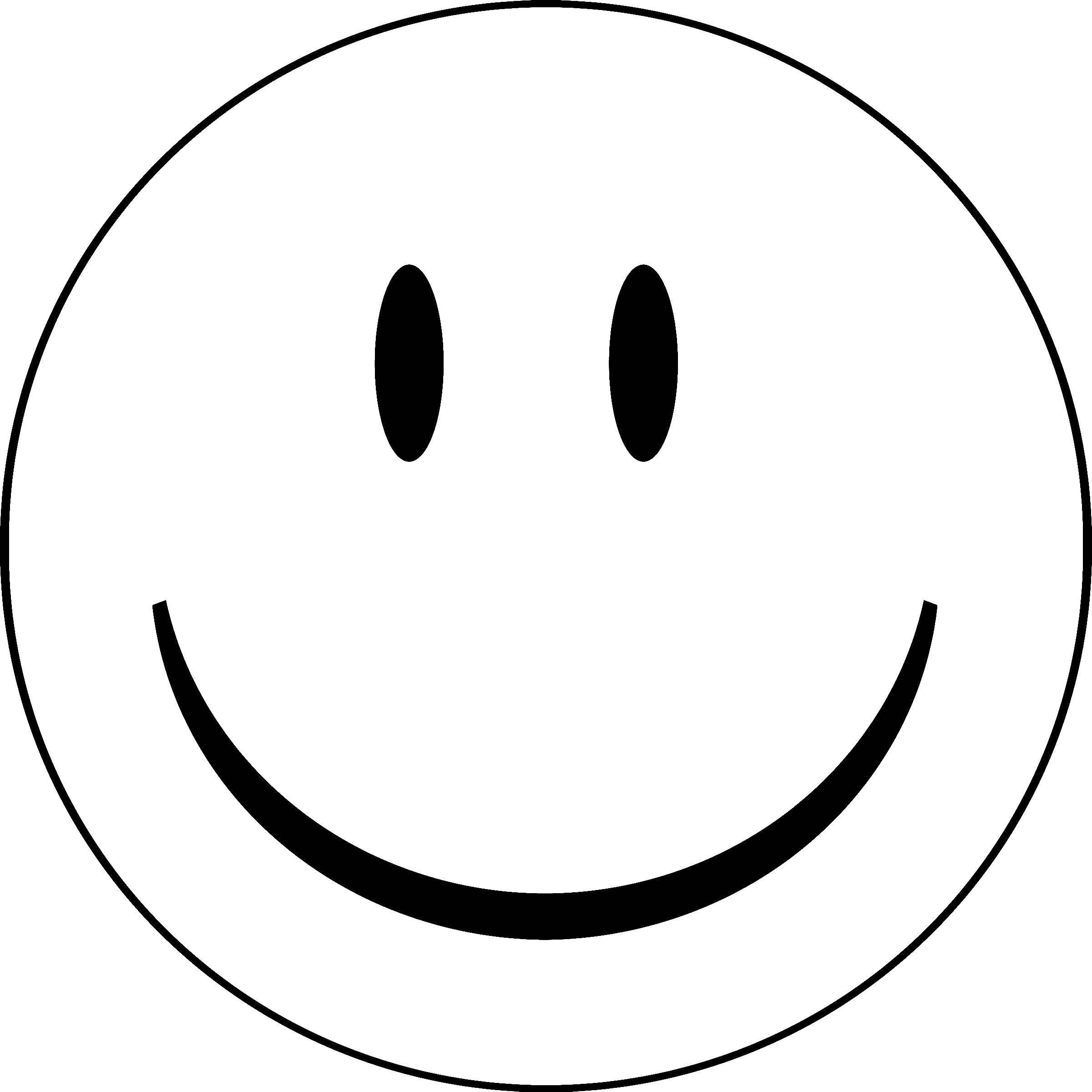 Coloring The smiley face with a smile. Category emoticons. Tags:  Emoticon, emotion.