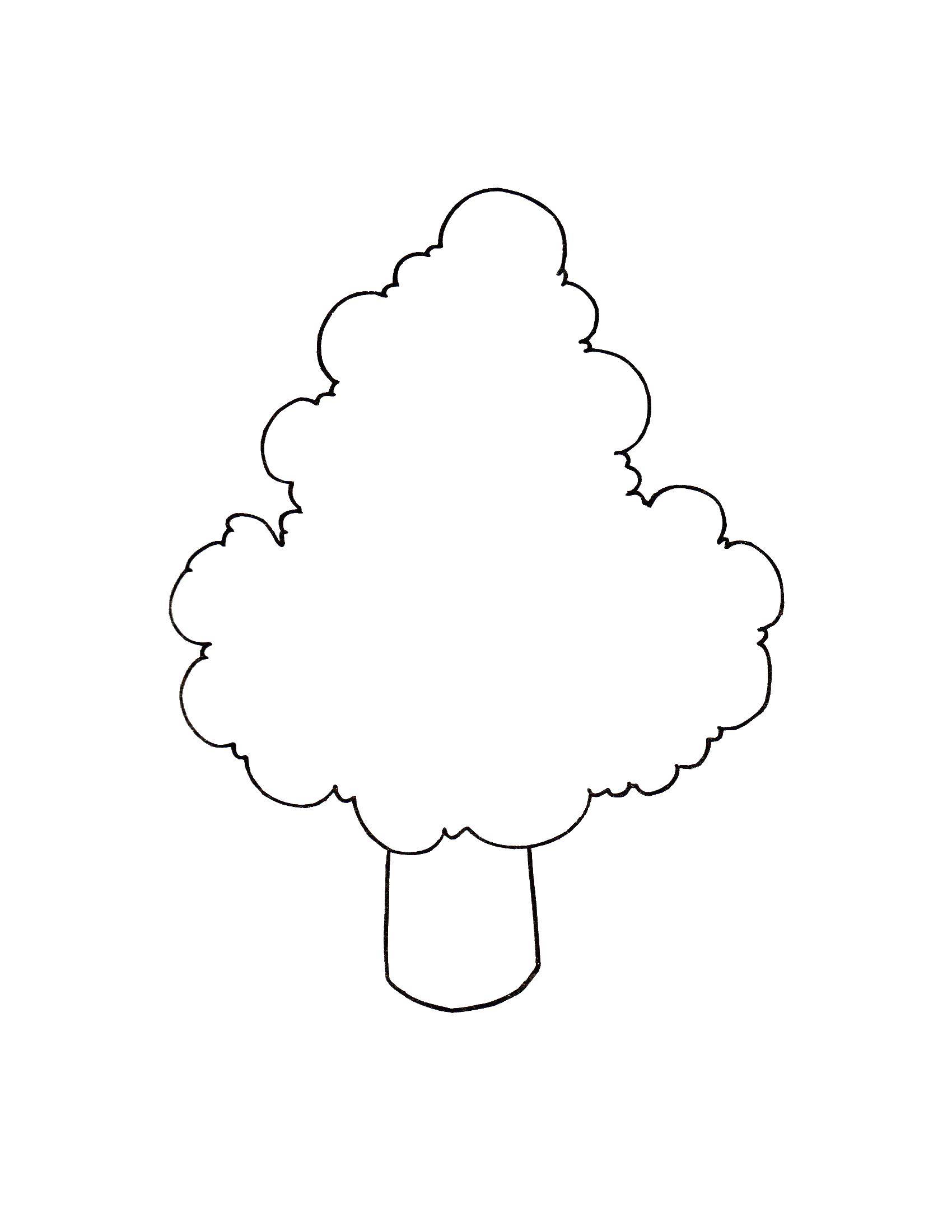 Coloring Tree. Category The plant. Tags:  plants, tree, nature.