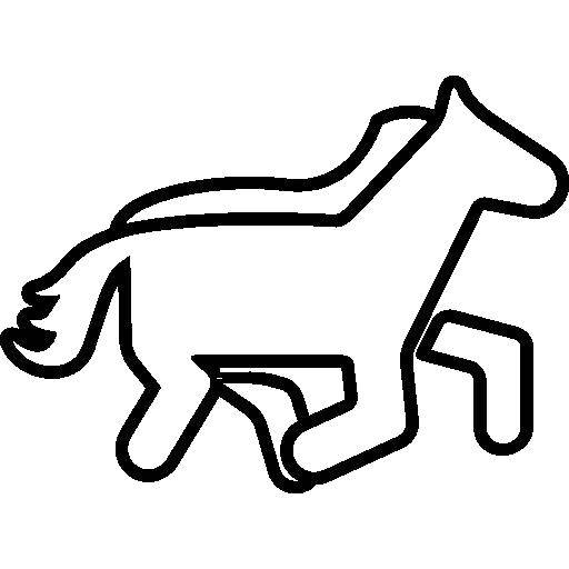 Название: Раскраска Контуры лошадей. Категория: контуры лошади. Теги: лошади, контуры.