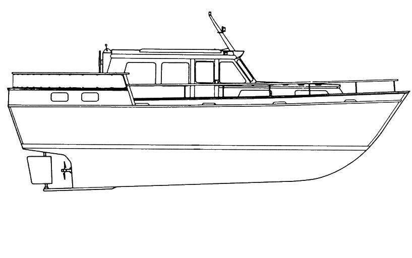 Coloring Yacht. Category ships. Tags:  ships, yachts.
