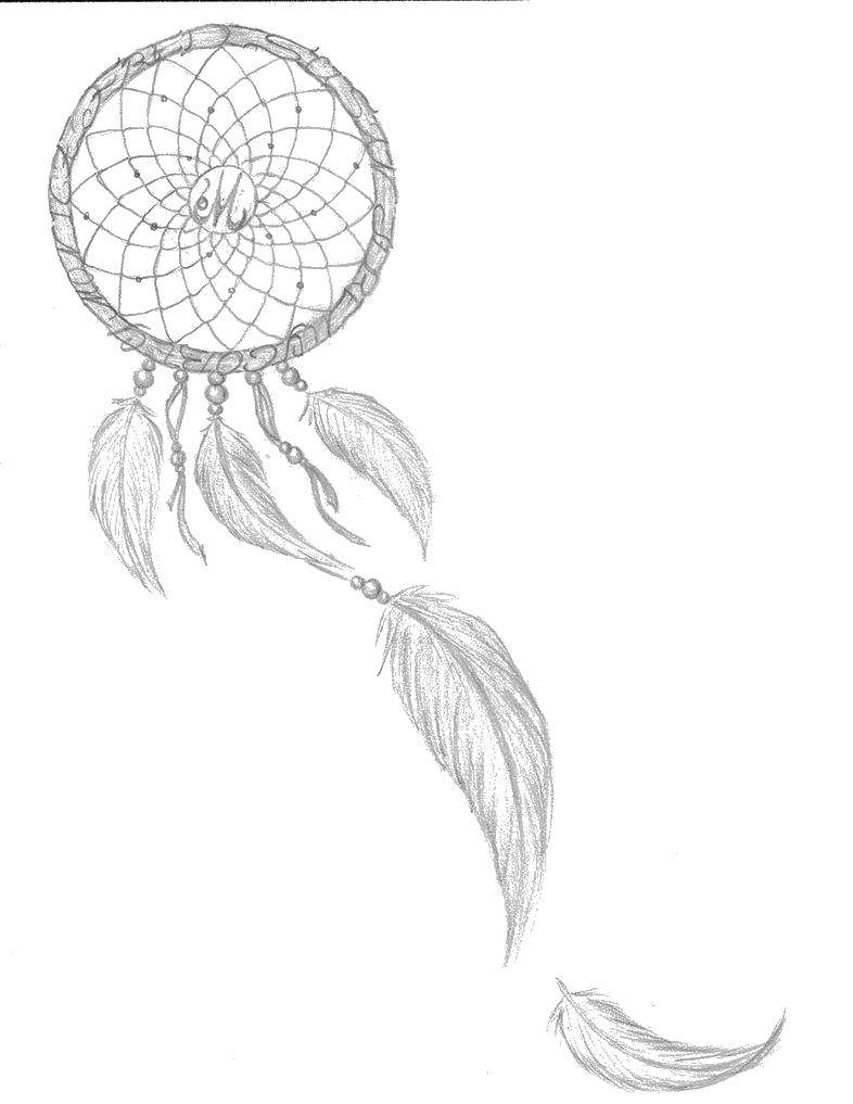 Coloring Dreamcatcher. Category coloring antistress. Tags:  Bathroom with shower.