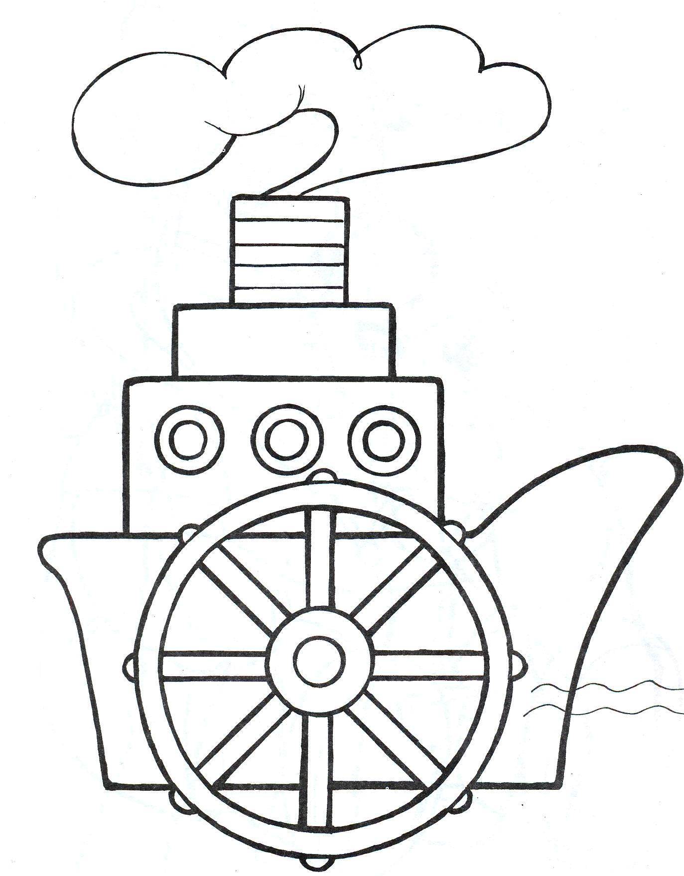Coloring The helm of the ship. Category little ones. Tags:  Ship, steamboat.