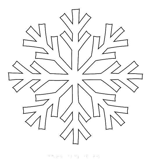 Название: Раскраска Контур снежинки. Категория: Контур снежинки. Теги: снежинки, снежинка, снег.