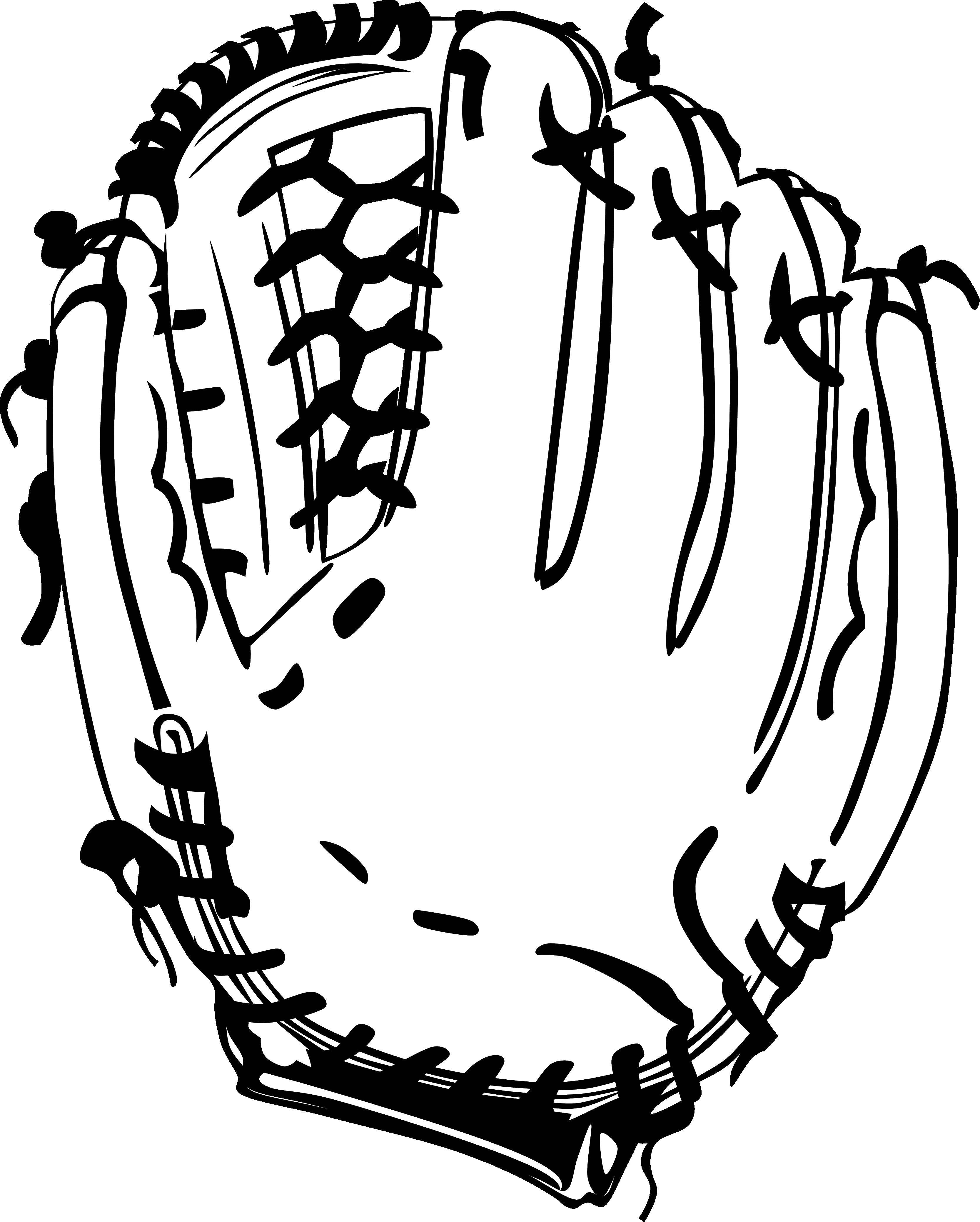 Название: Раскраска Бейсбольная перчатка. Категория: спорт. Теги: спорт, бейсбол, перчатка.