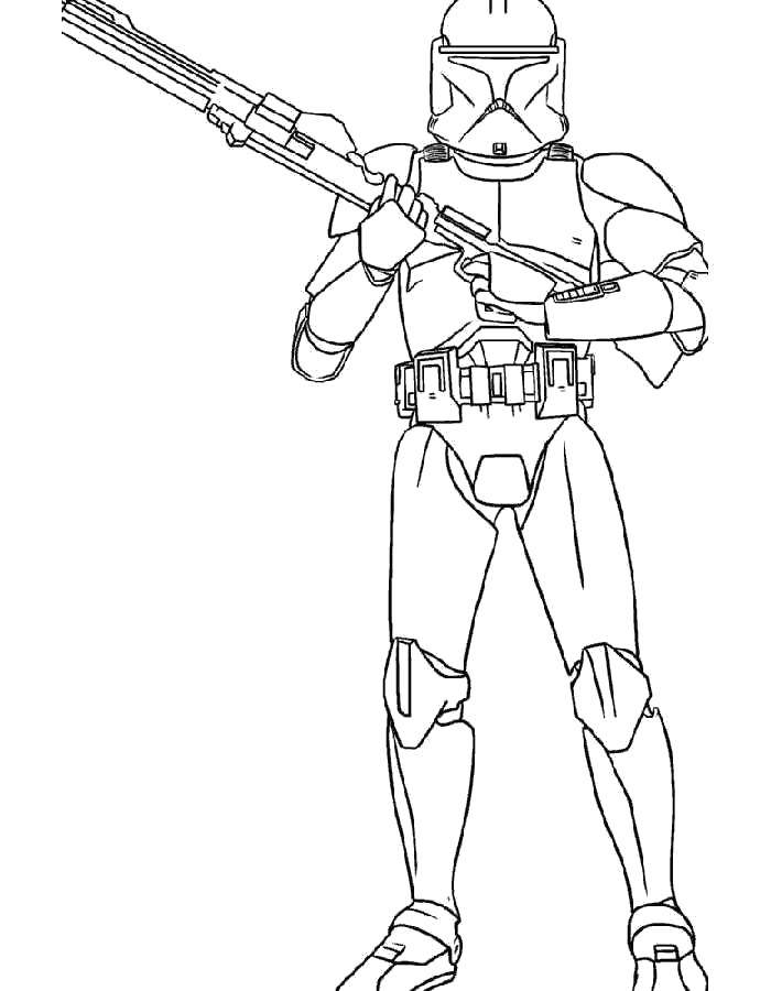 Coloring A character from star wars. Category The characters from the movies. Tags:  The Future, Star Wars.